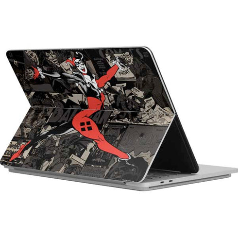 DC Comics Harley Quinn Vintage Action pose pattern Surface Laptop Studio Skin